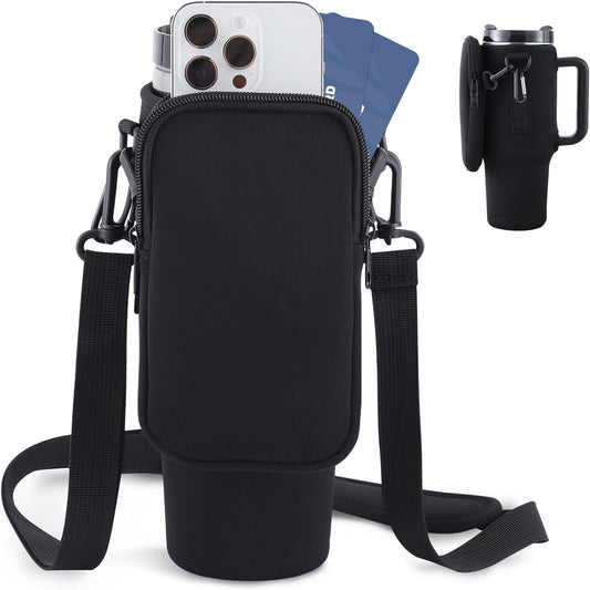 Slok 40oz Tumbler Carrier Bag: Insulated, Leakproof for Hiking & Travel™