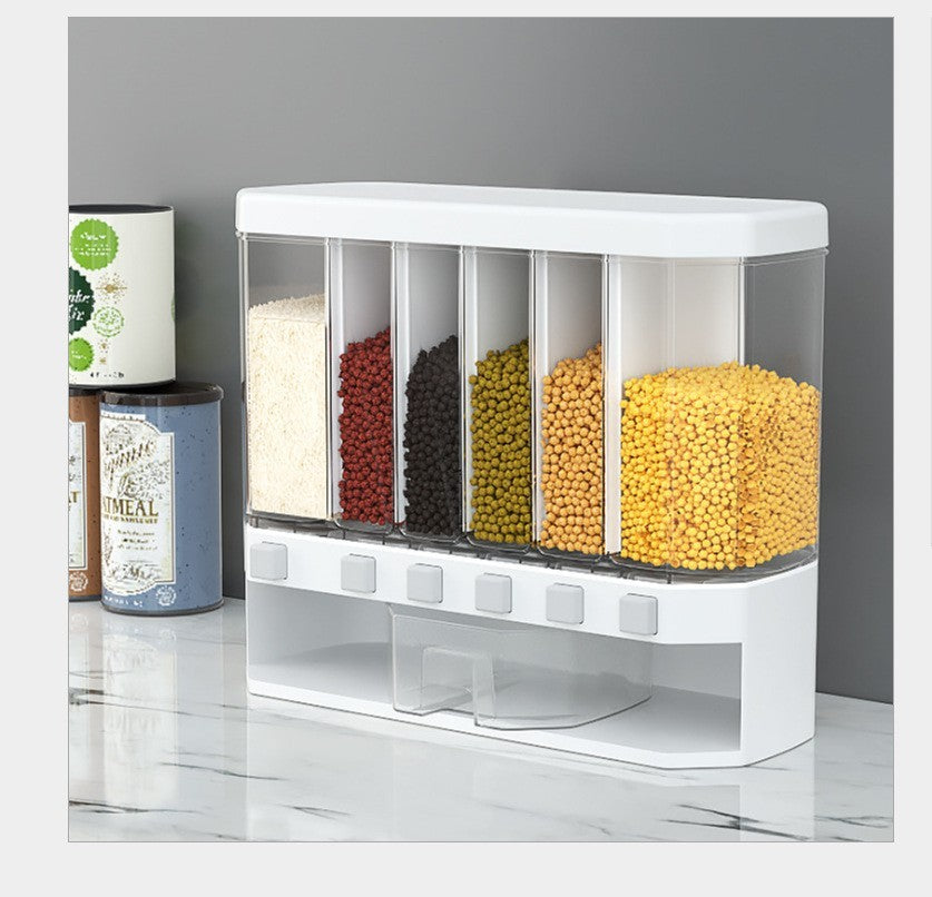 Wall-Mounted Whole Grain Dispenser: Save Space & Keep Food Fresh™