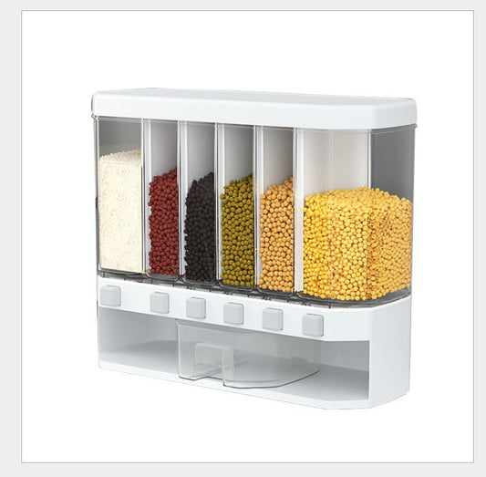 Wall-Mounted Whole Grain Dispenser: Save Space & Keep Food Fresh™